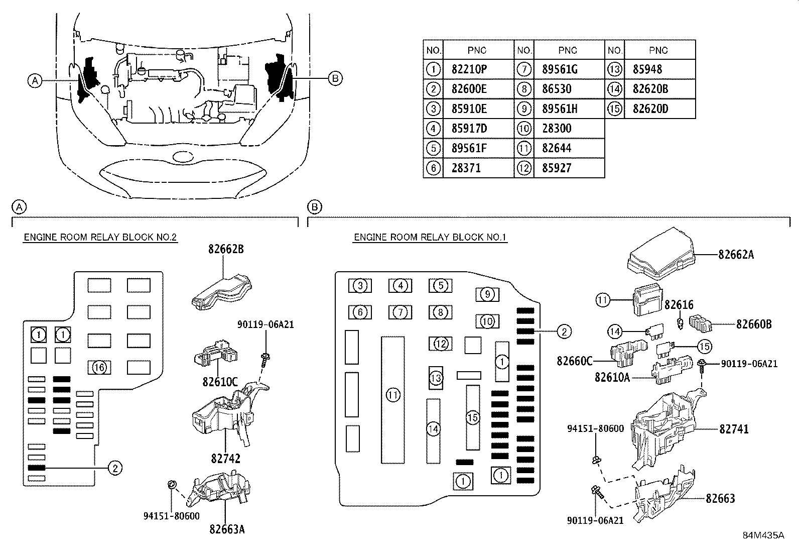 8946A-52030 BRACKET, WIRING HARNESS CLAMP, NO.2 product image
