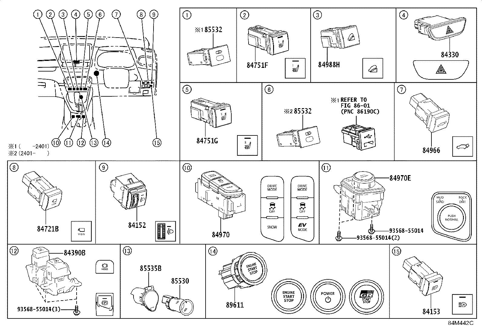 8946A-52030 BRACKET, WIRING HARNESS CLAMP, NO.2 product image