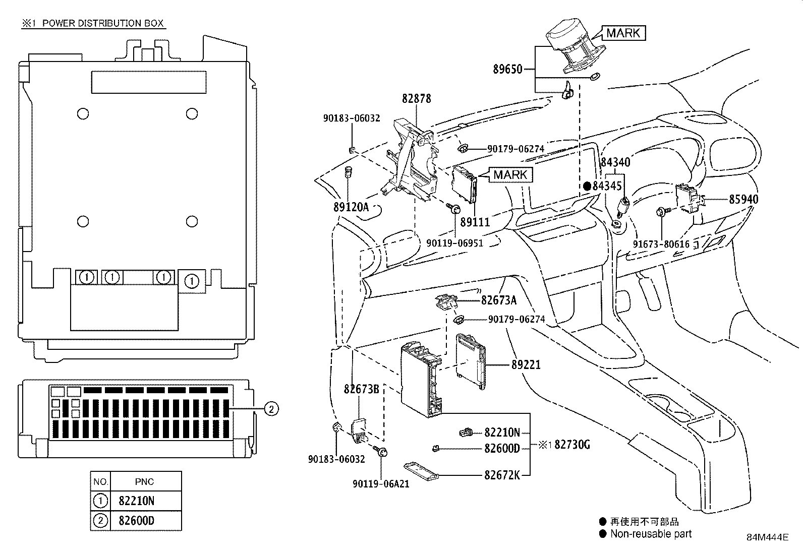 8946A-52030 BRACKET, WIRING HARNESS CLAMP, NO.2 product image