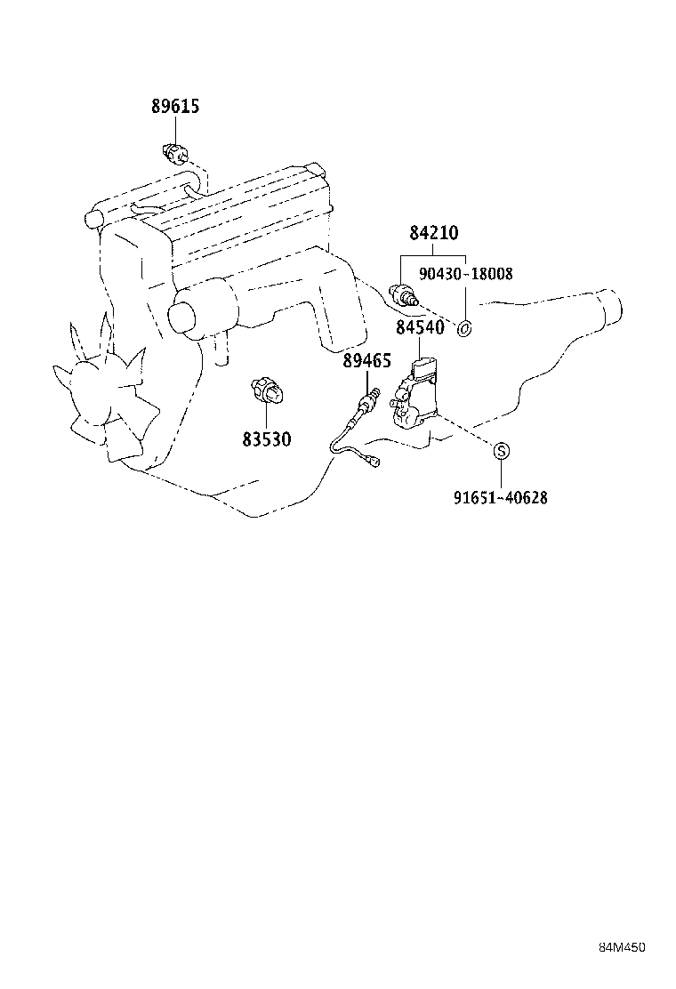 83320-80346 GAGE ASSY, FUEL SENDER product image