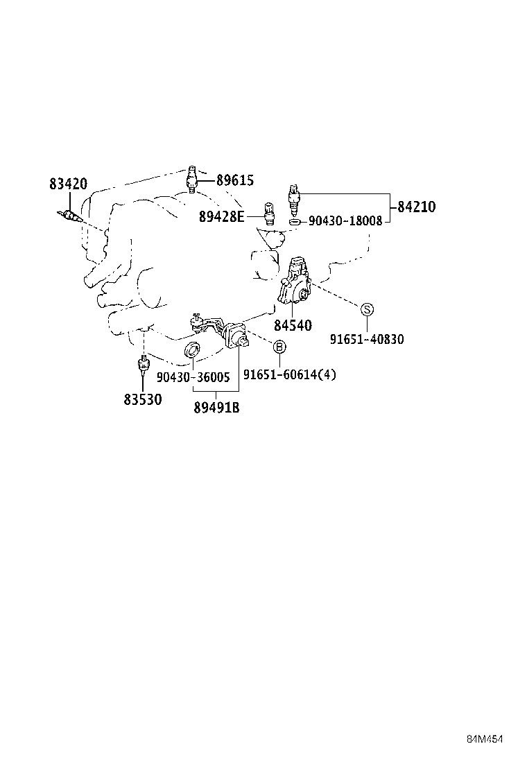 23080-76010 RESISTER, FUEL PUMP product image