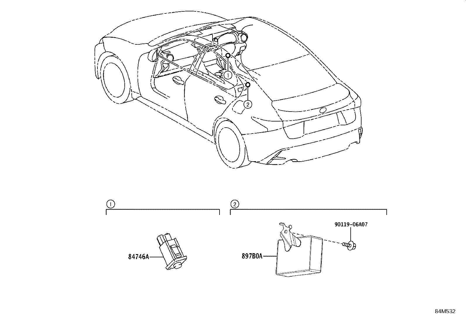 897B0-53200 RECEIVER ASSY, ELECTRICAL KEY & TPMS product image