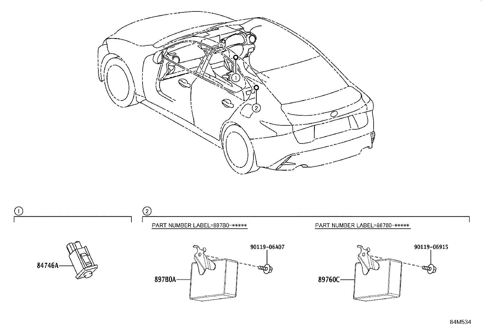 897B0-53240 RECEIVER ASSY, ELECTRICAL KEY & TPMS product image