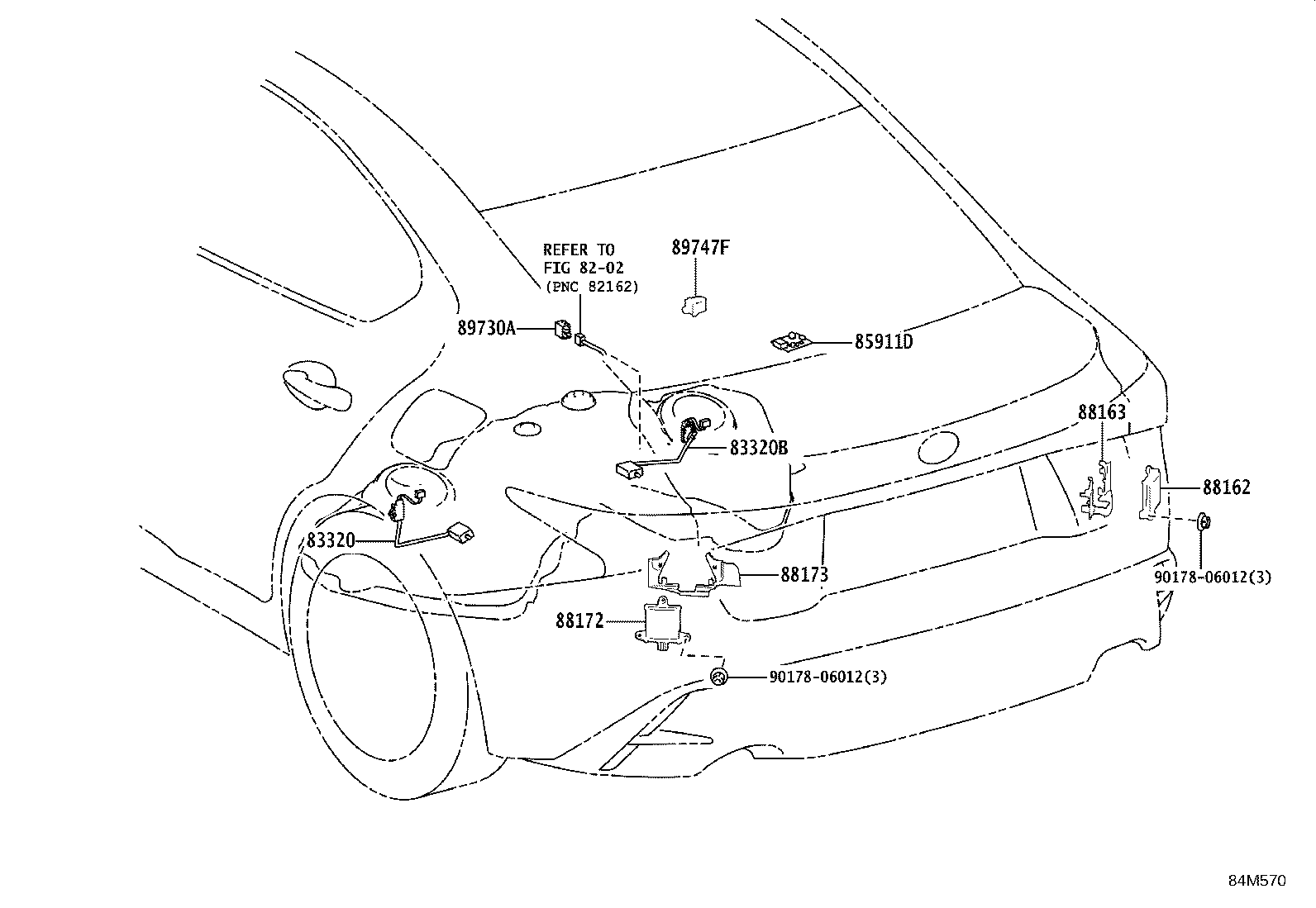 84140-30360 SWITCH ASSY, HEADLAMP DIMMER product image