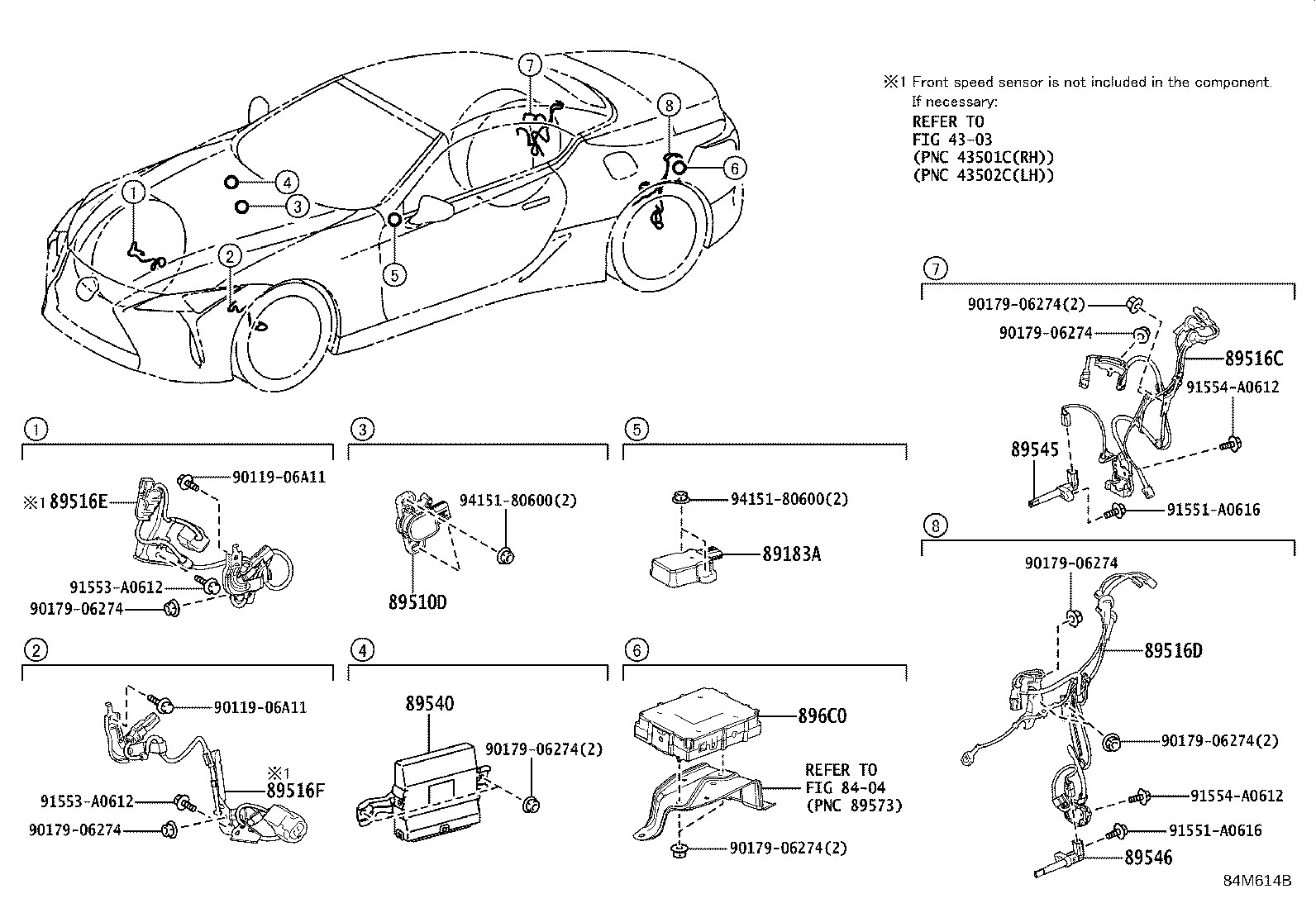 895B0-11270 COMPUTER ASSY, SKID CONTROL product image