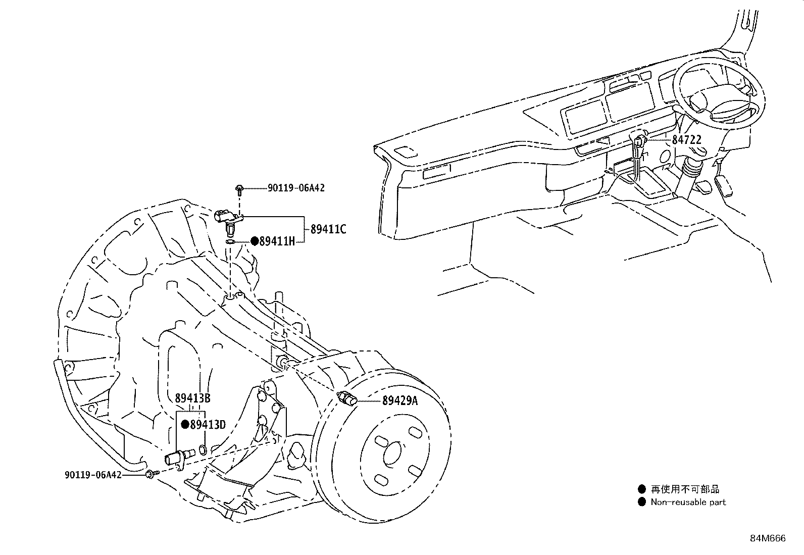 89411-36010 SENSOR, SPEED product image