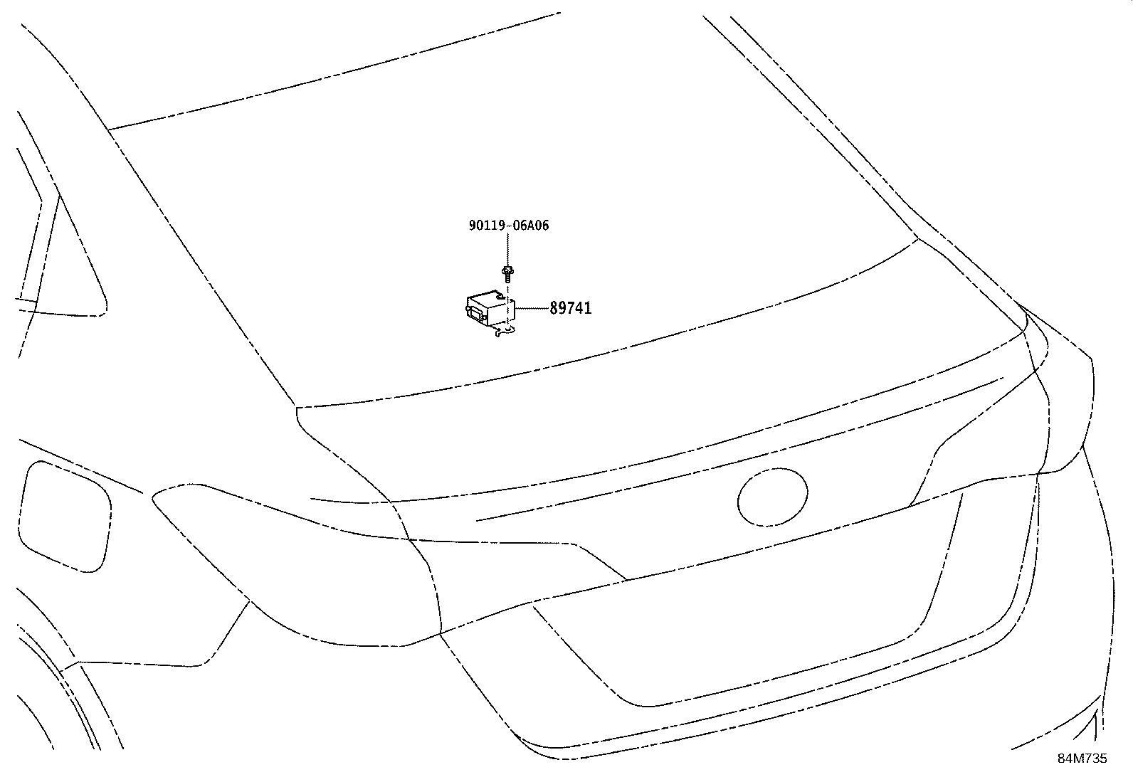 89741-0D480 RECEIVER, DOOR CONTROL product image