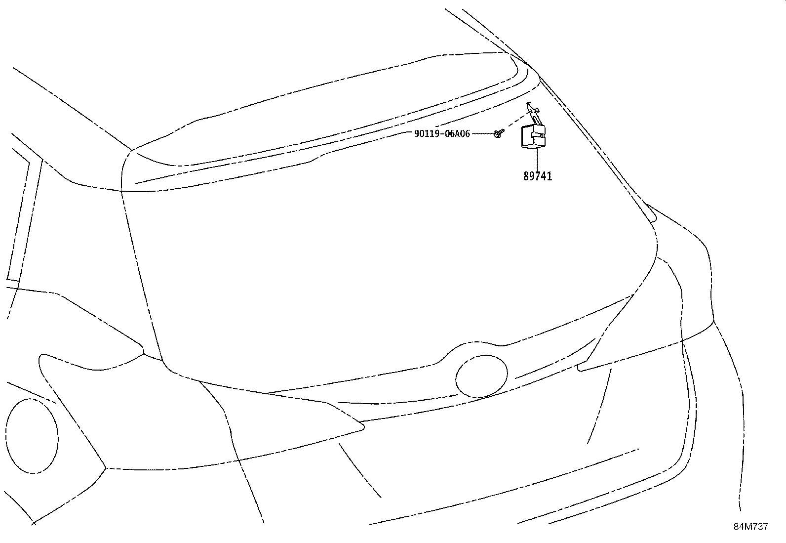 89741-0D480 RECEIVER, DOOR CONTROL product image