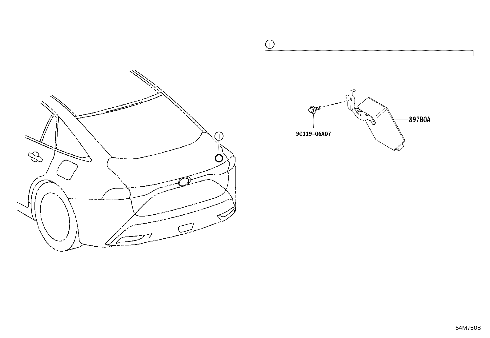 897B0-62140 RECEIVER ASSY, ELECTRICAL KEY & TPMS product image