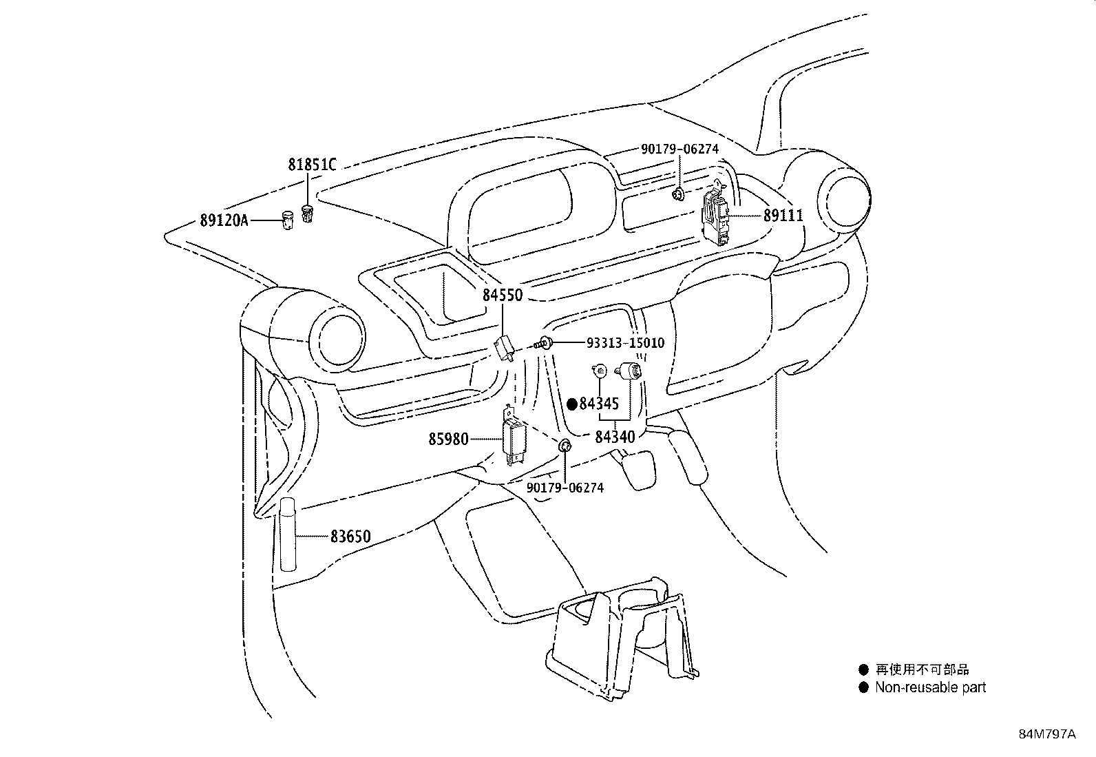 82670-55010 BLOCK ASSY, JUNCTION,  NO.1 product image