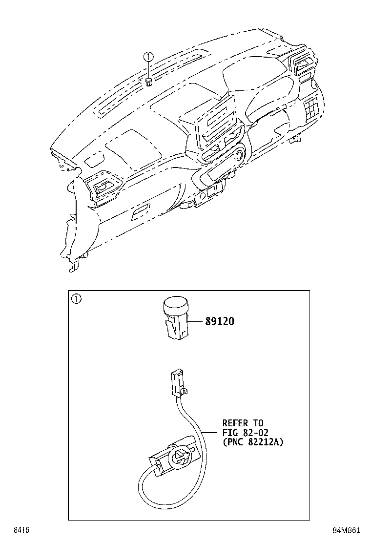 89121-B2030 SENSOR, AUTOMATIC LIGHT CONTROL product image