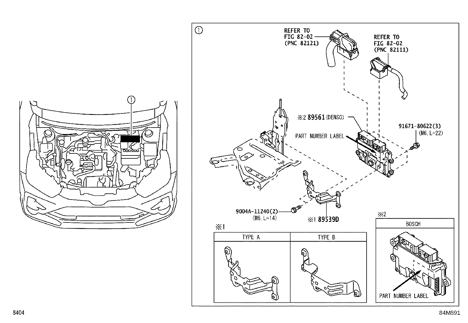 89560-BYC44 COMPUTER, FUEL INJECTION product image