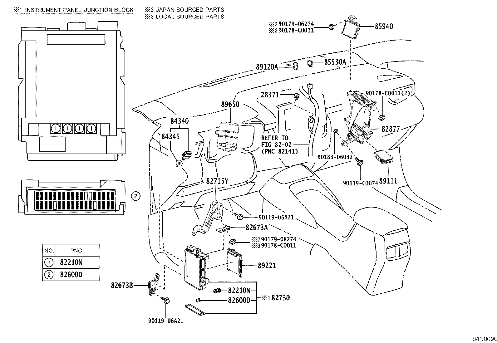 84040-0R150 SWITCH ASSY, LUGGAGE COMPARTMENT DOOR OPENING product image