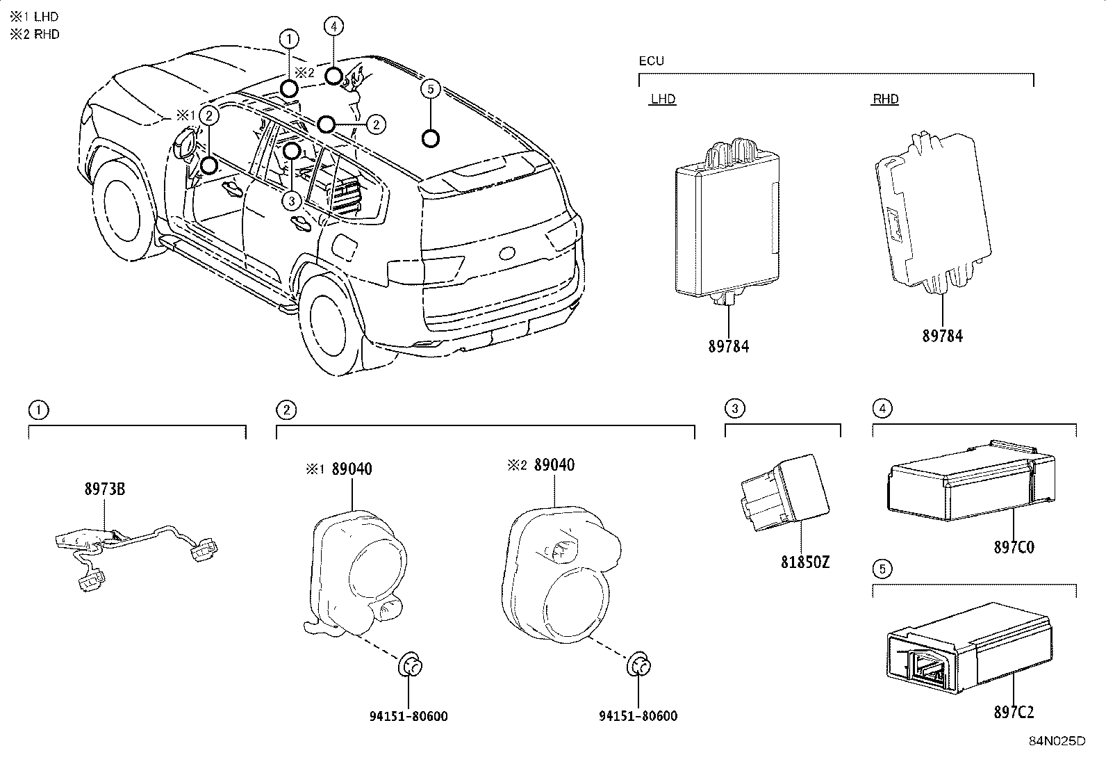 81850-60610 LAMP ASSY, THEFT WARNING INDICATOR product image