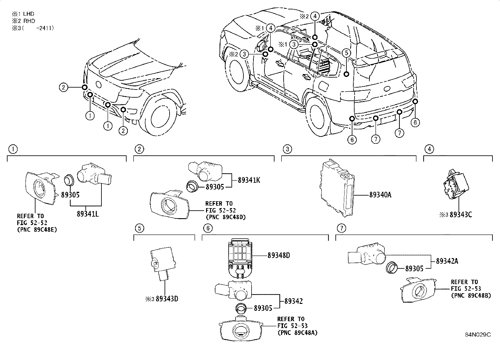 89340-60380 COMPUTER ASSY, CLEARANCE WARNING product image