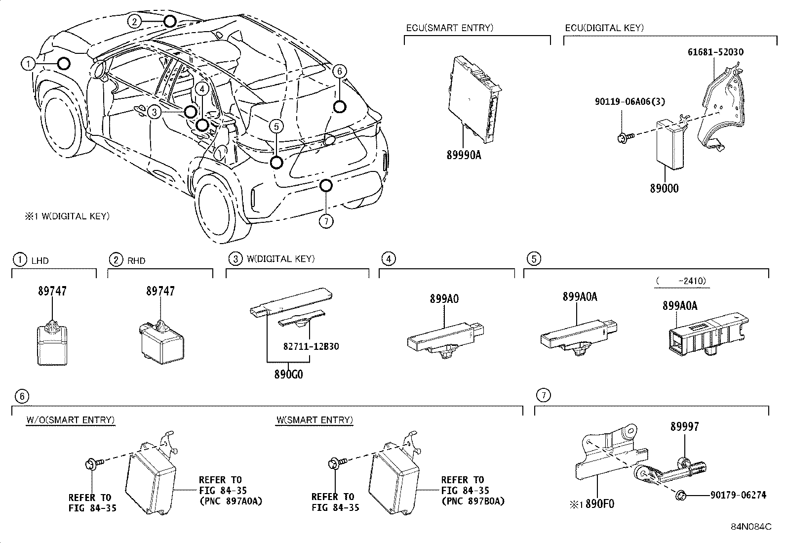 899H0-0D150 COMPUTER ASSY, SMART KEY product image