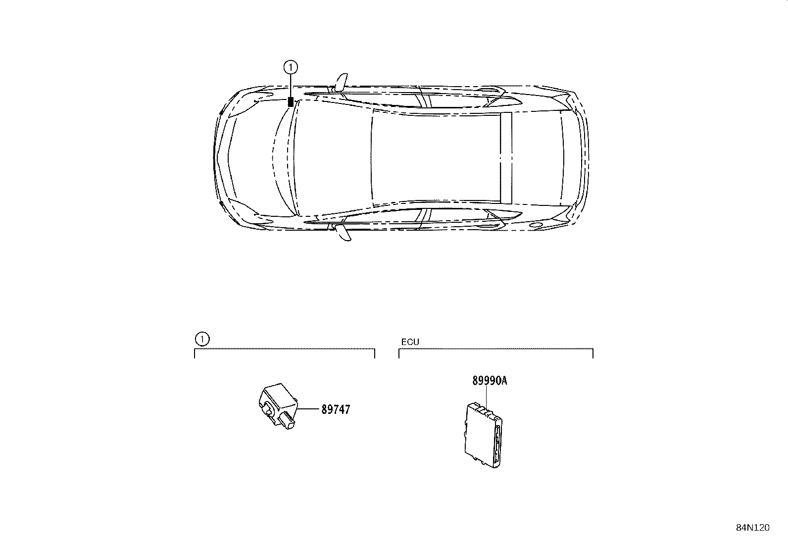 89990-47080 COMPUTER ASSY, SMART KEY product image