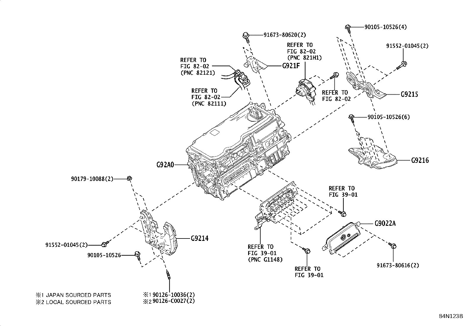 G9215-0R020 BRACKET, INVERTER, NO.2 product image