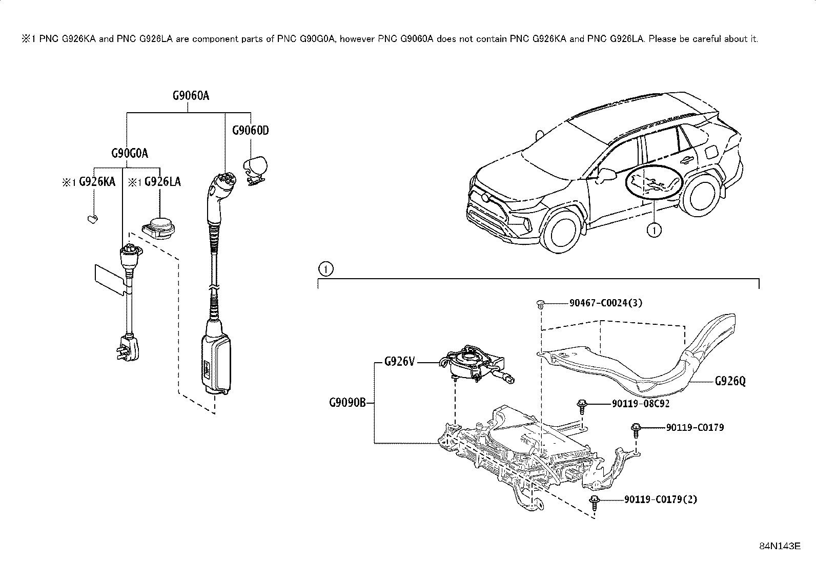58209-0R070 LID SUB-ASSY, BATTERY SERVICE OPENING product image