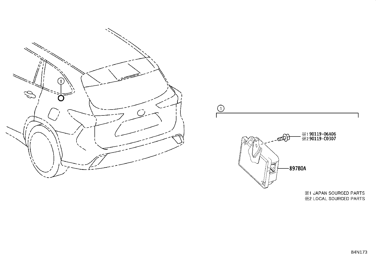 897B0-0E290 RECEIVER ASSY, ELECTRICAL KEY & TPMS product image