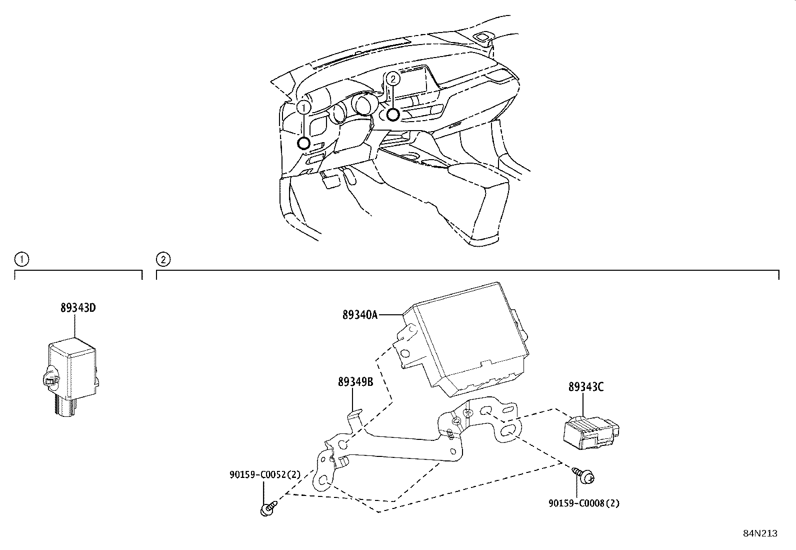 89340-F4020 COMPUTER ASSY, CLEARANCE WARNING product image