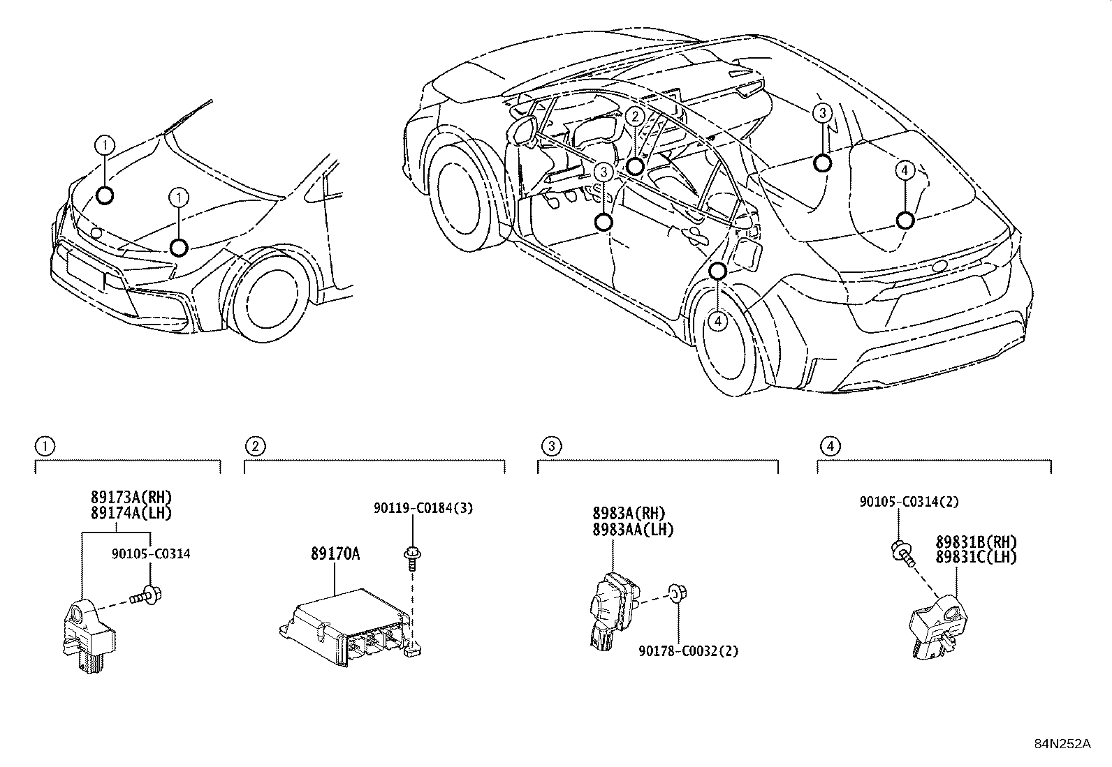 89170-02V10 COMPUTER ASSY, AIR BAG product image