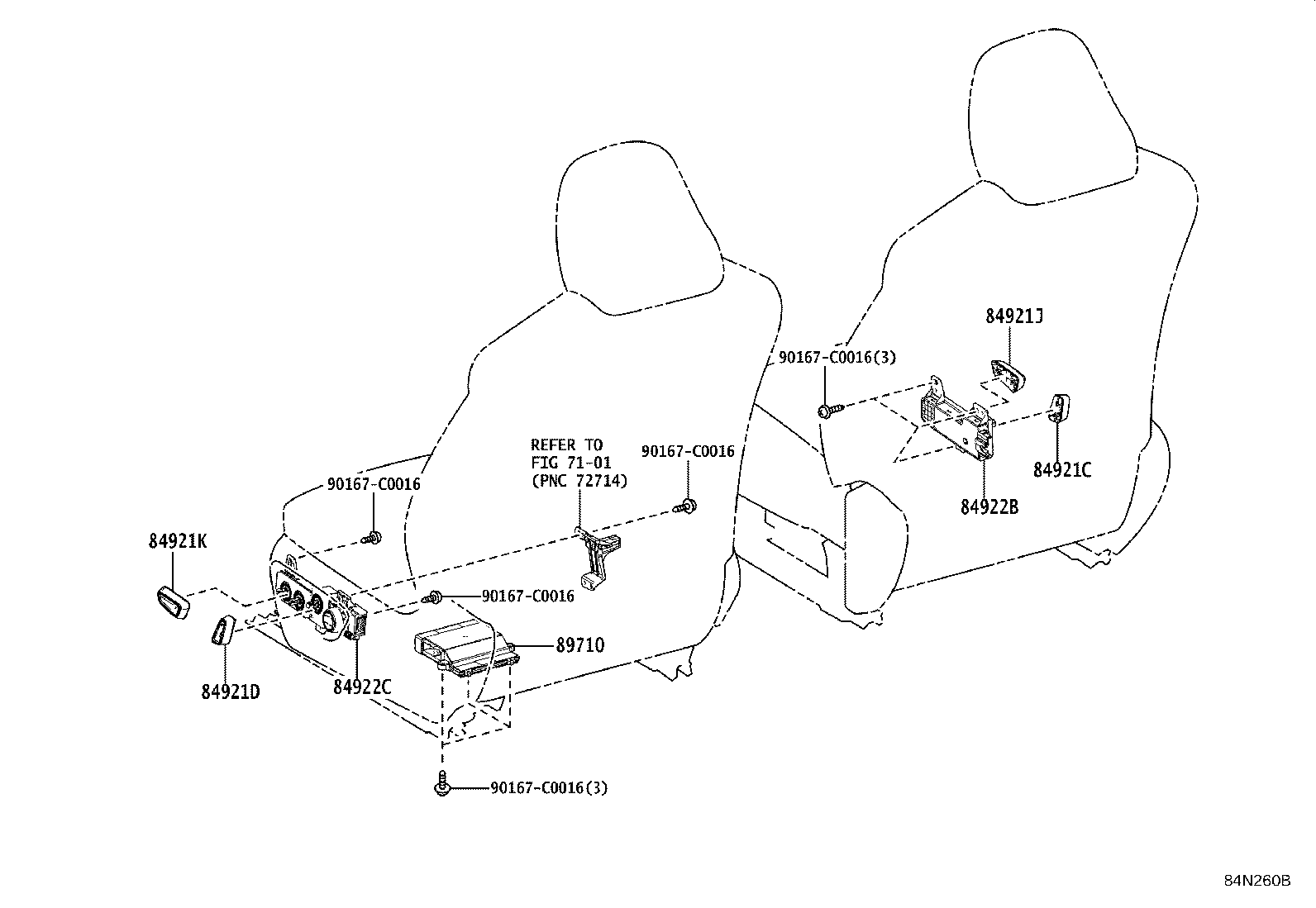 28859-F0390 HOLDER, BATTERY CURRENT SENSOR product image