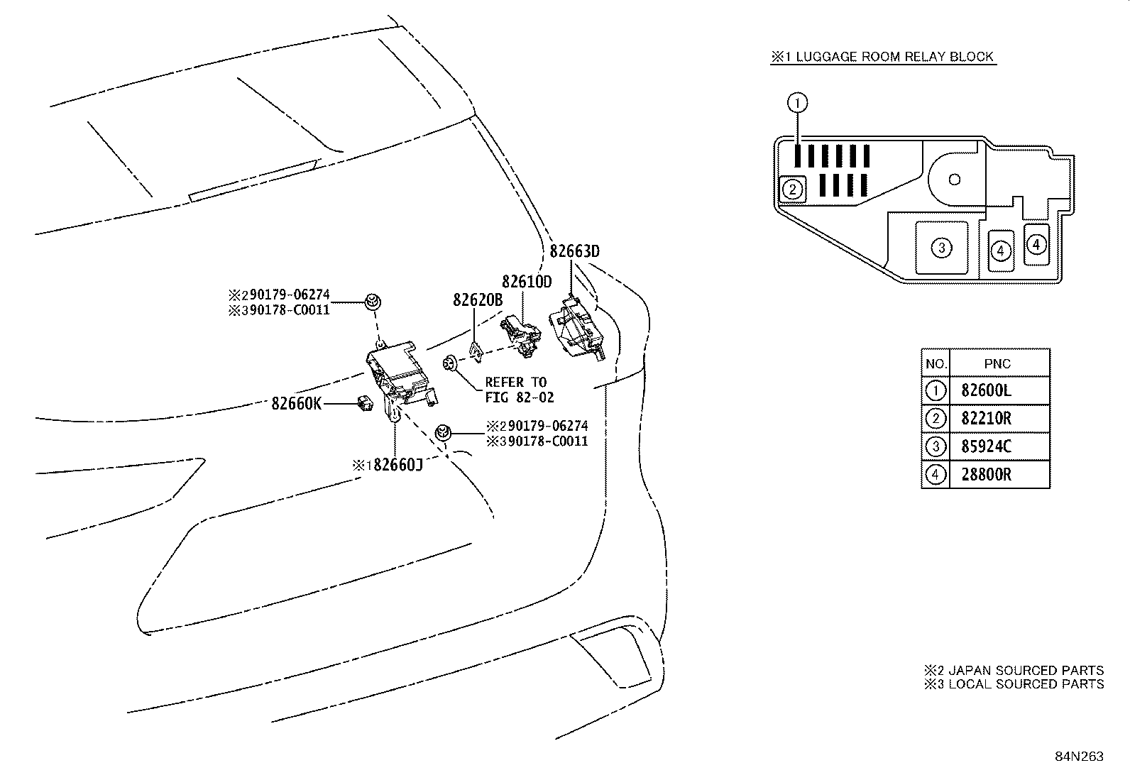28859-F0390 HOLDER, BATTERY CURRENT SENSOR product image