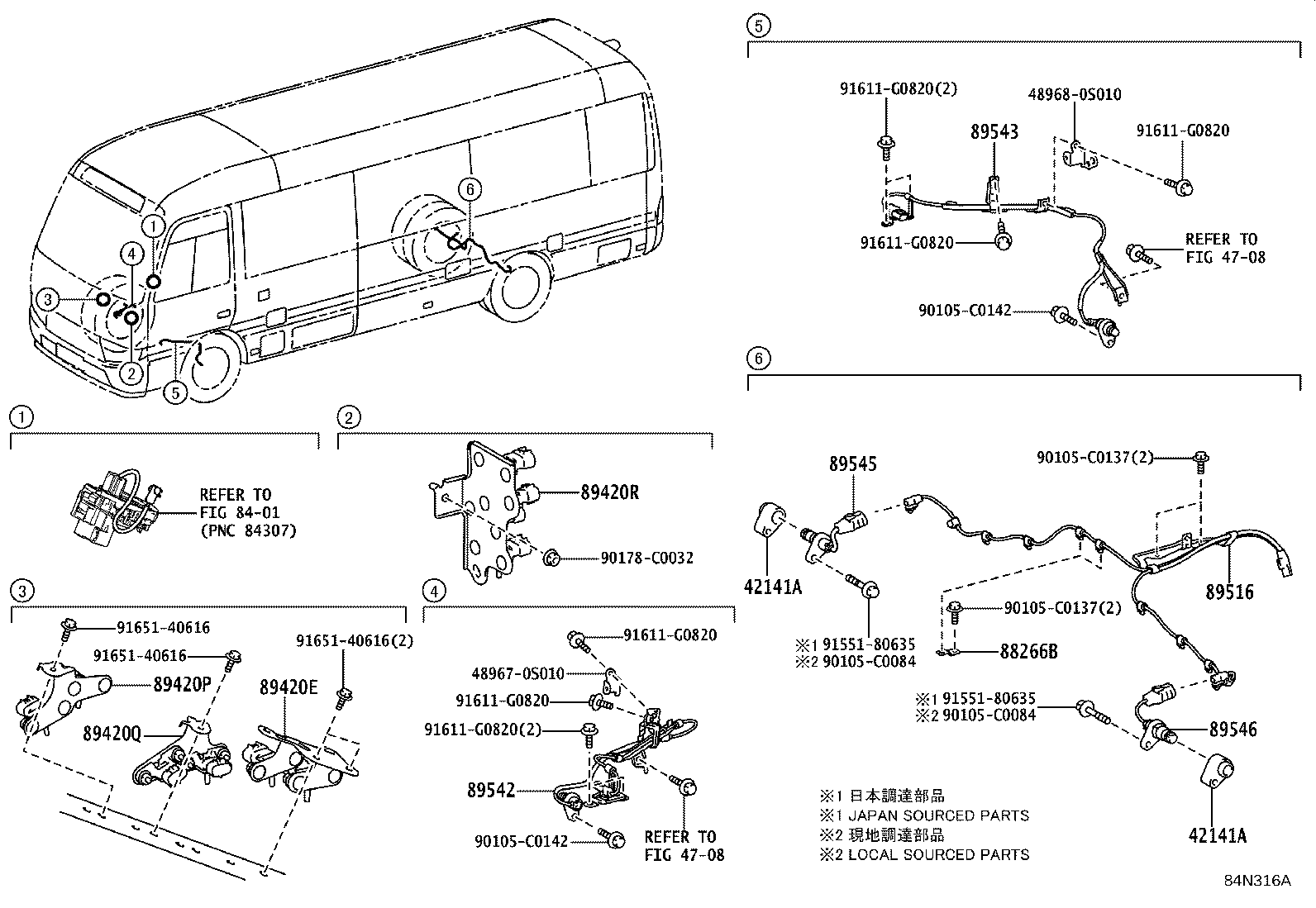 89420-36150 SENSOR ASSY, VACUUM product image