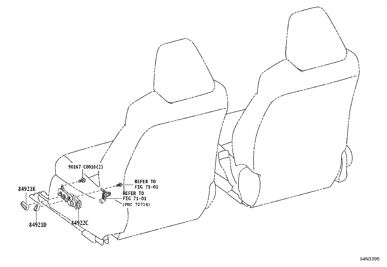 82672-02210 COVER, JUNCTION BLOCK product image