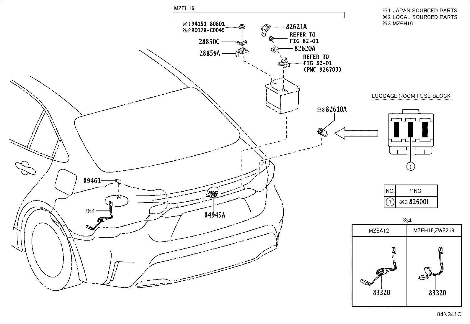 82672-02210 COVER, JUNCTION BLOCK product image