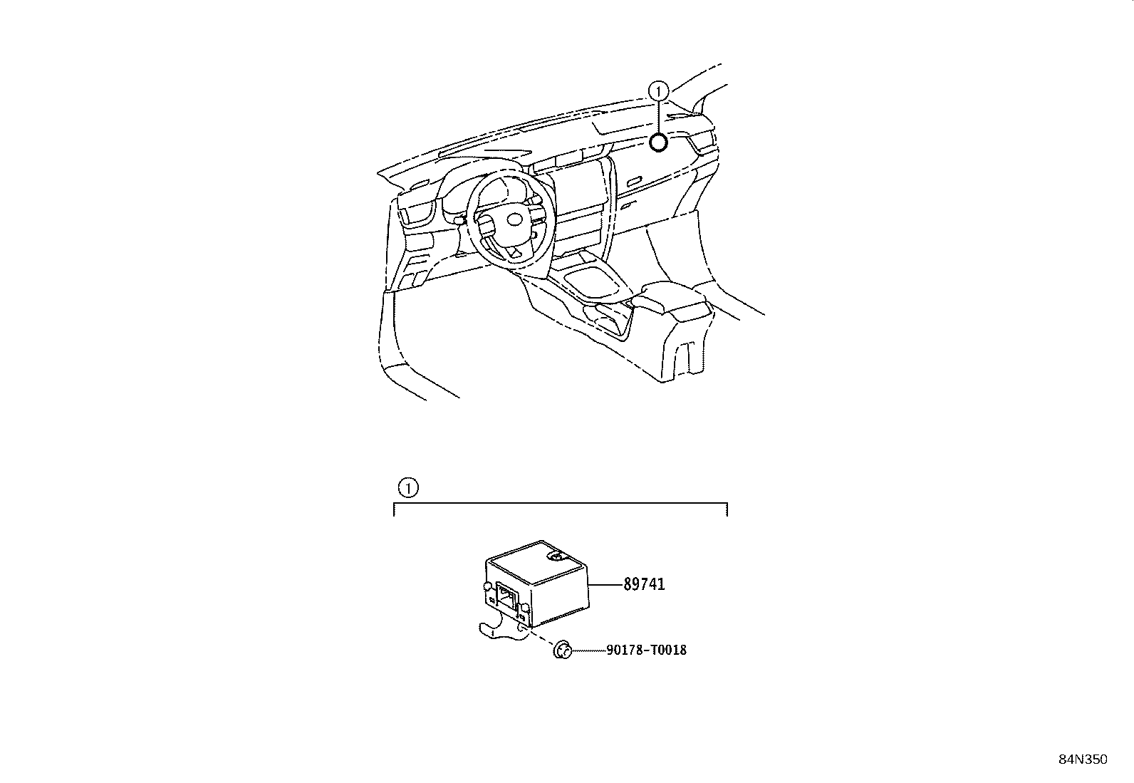89990-0KC50 COMPUTER ASSY, SMART KEY product image