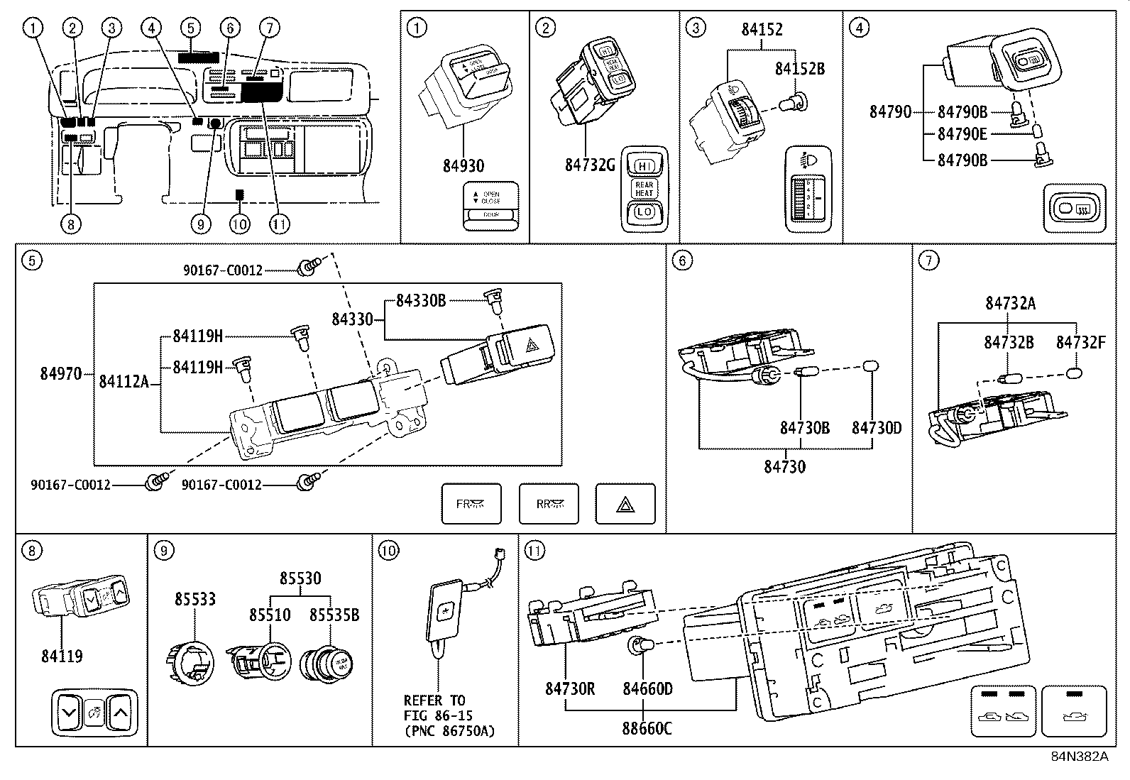 82730-36030 BLOCK ASSY, JUNCTION,  NO.1 product image