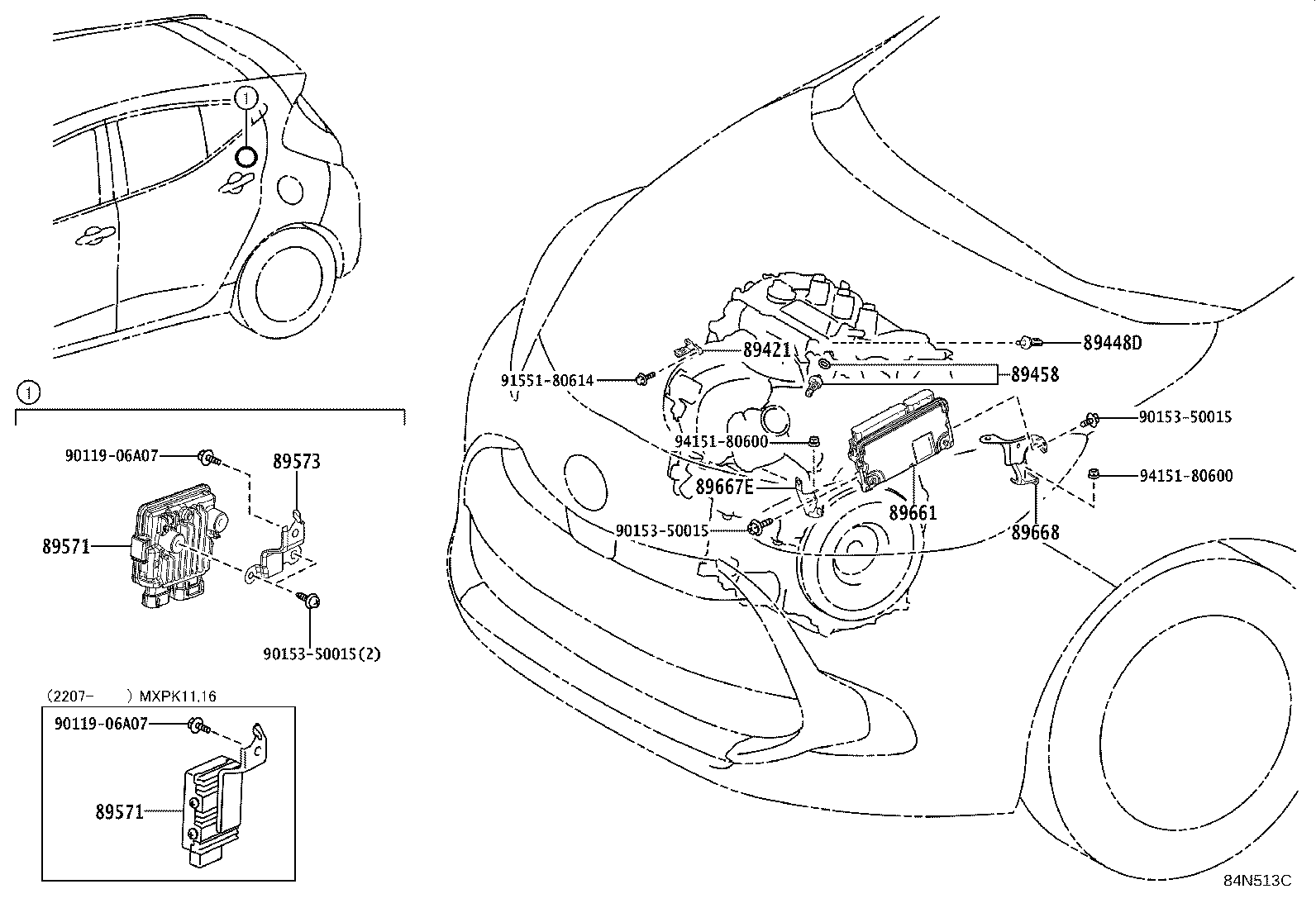 89570-52060 COMPUTER, FUEL PUMP CONTROL product image