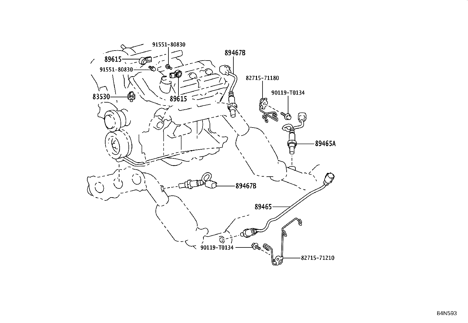 84040-0K102 MASTER SWITCH ASSY, POWER WINDOW REGULATOR product image