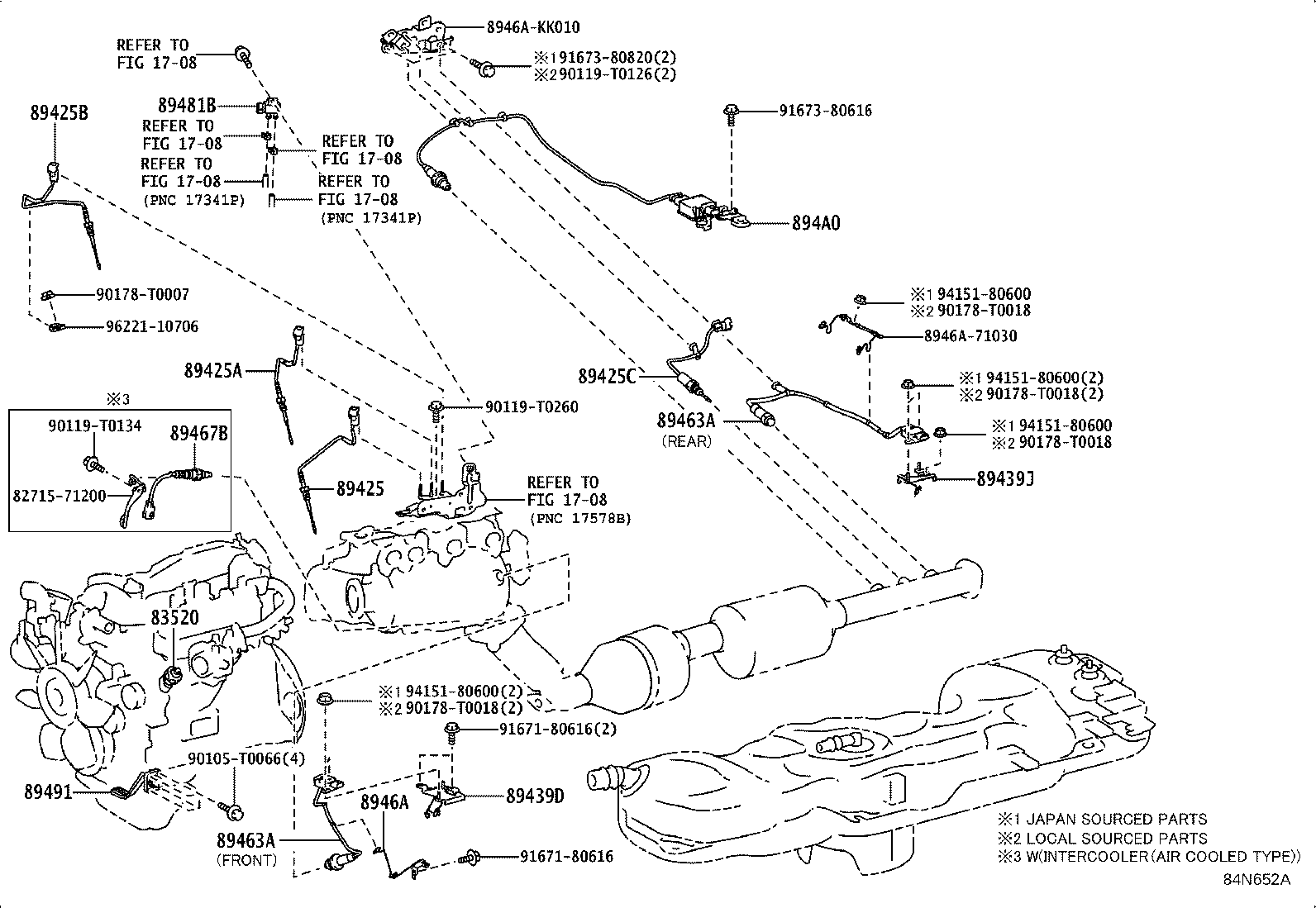 84040-71020 MASTER SWITCH ASSY, POWER WINDOW REGULATOR product image