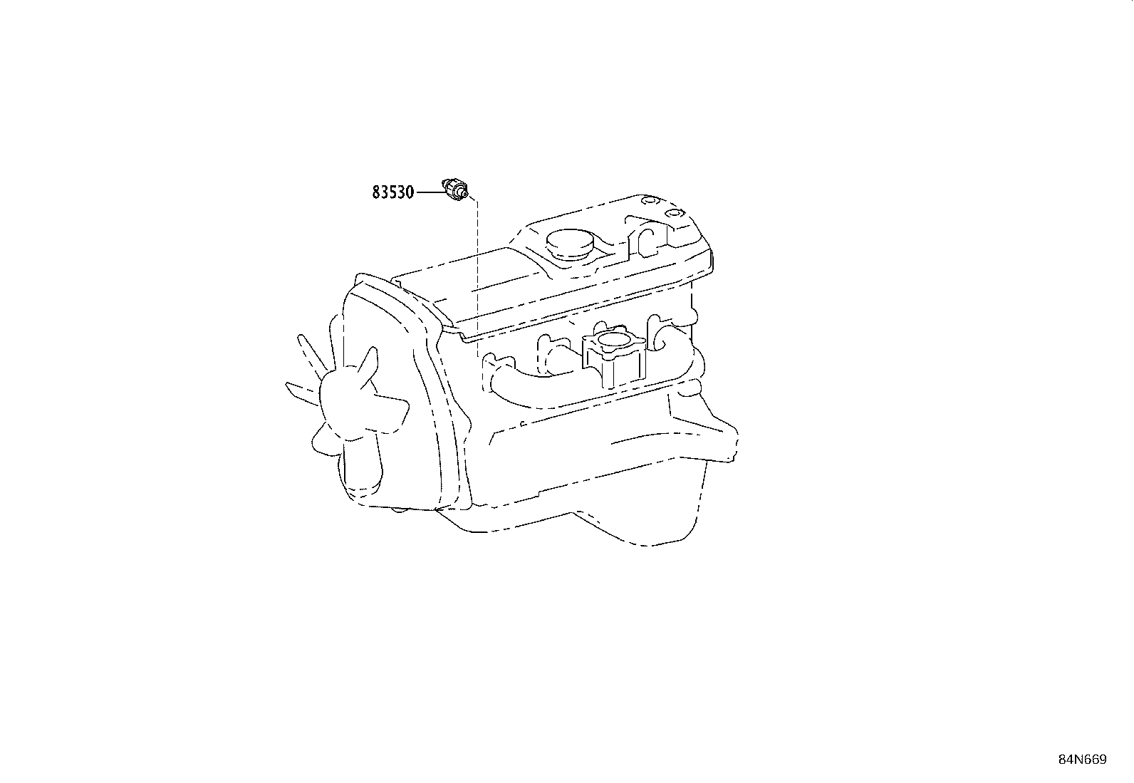 82662-0KA10 COVER, RELAY BLOCK, UPPER, NO.1 product image