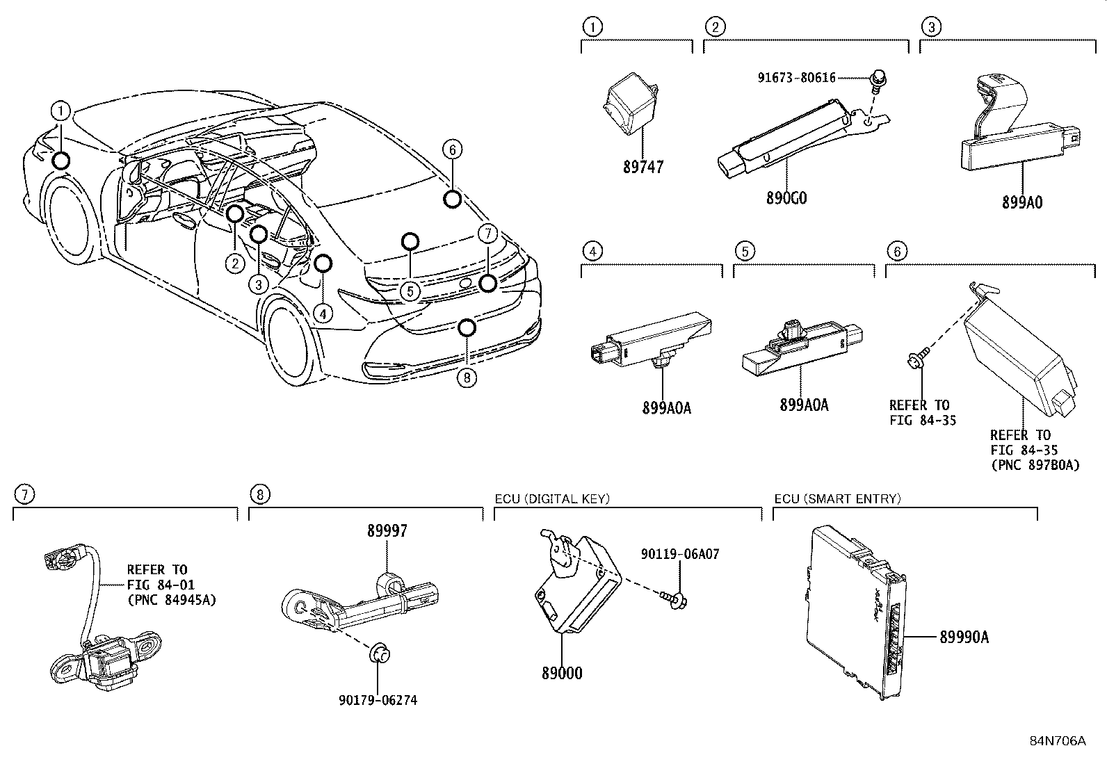 899H0-33140 COMPUTER ASSY, SMART KEY product image