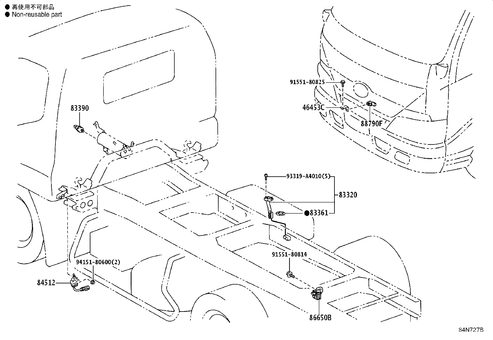 84140-25100 SWITCH ASSY, HEADLAMP DIMMER product image