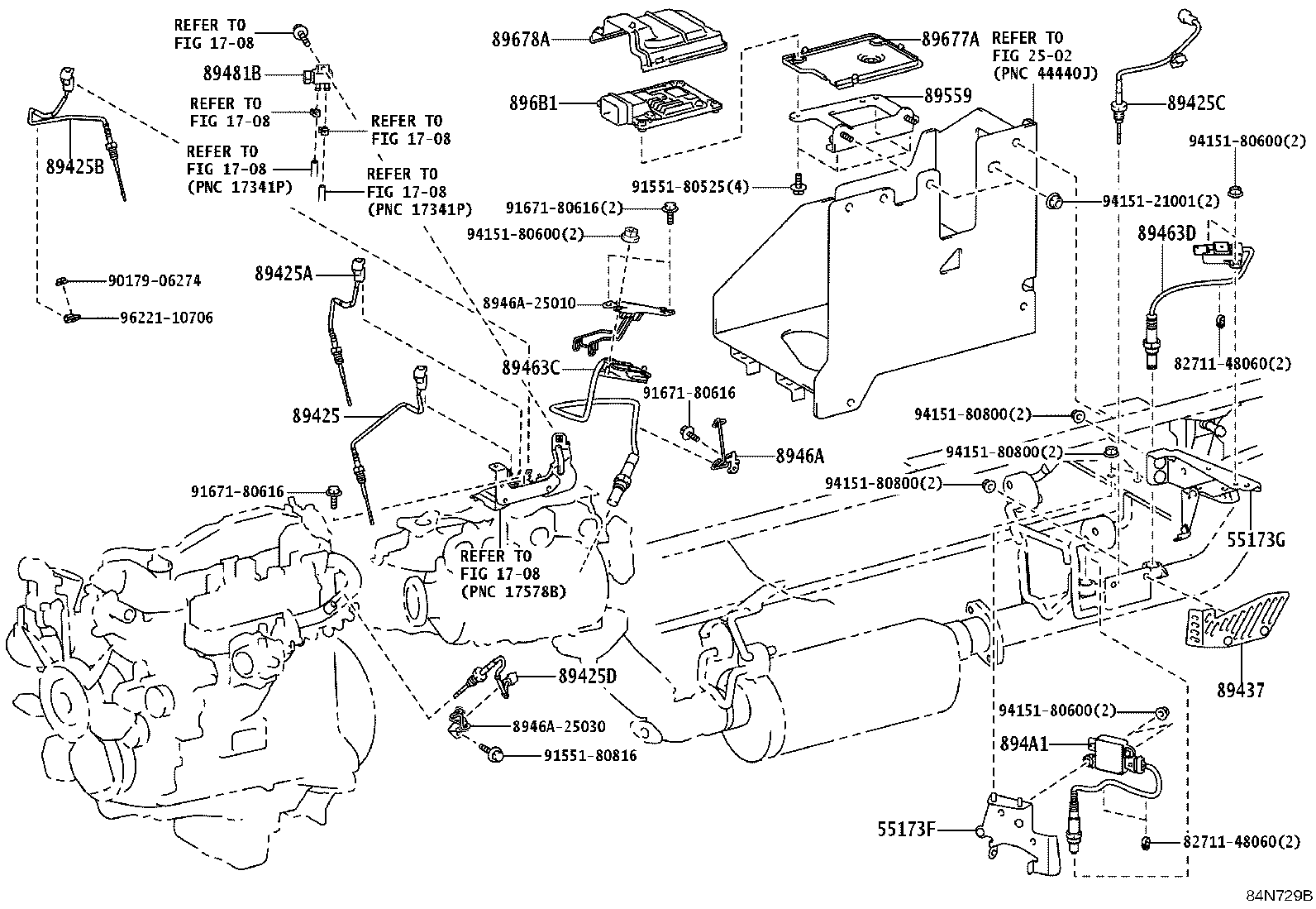 46453-25100 BRACKET, HOLDER product image