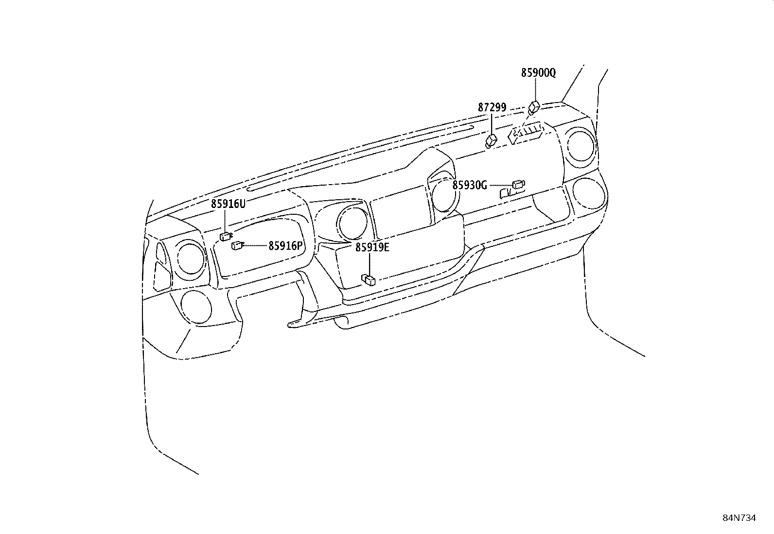 46453-25100 BRACKET, HOLDER product image