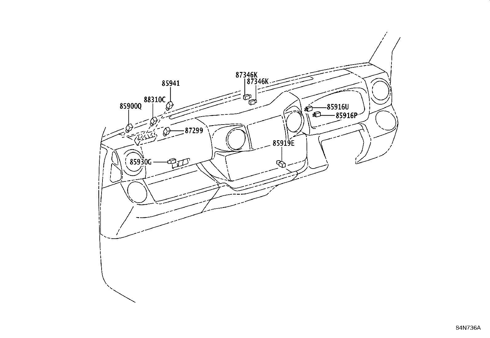 46453-25100 BRACKET, HOLDER product image
