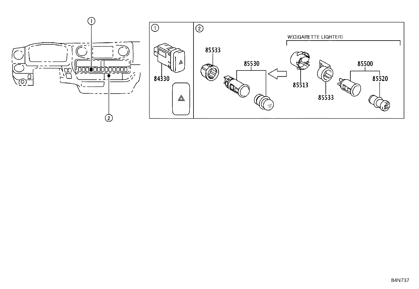 46453-25100 BRACKET, HOLDER product image