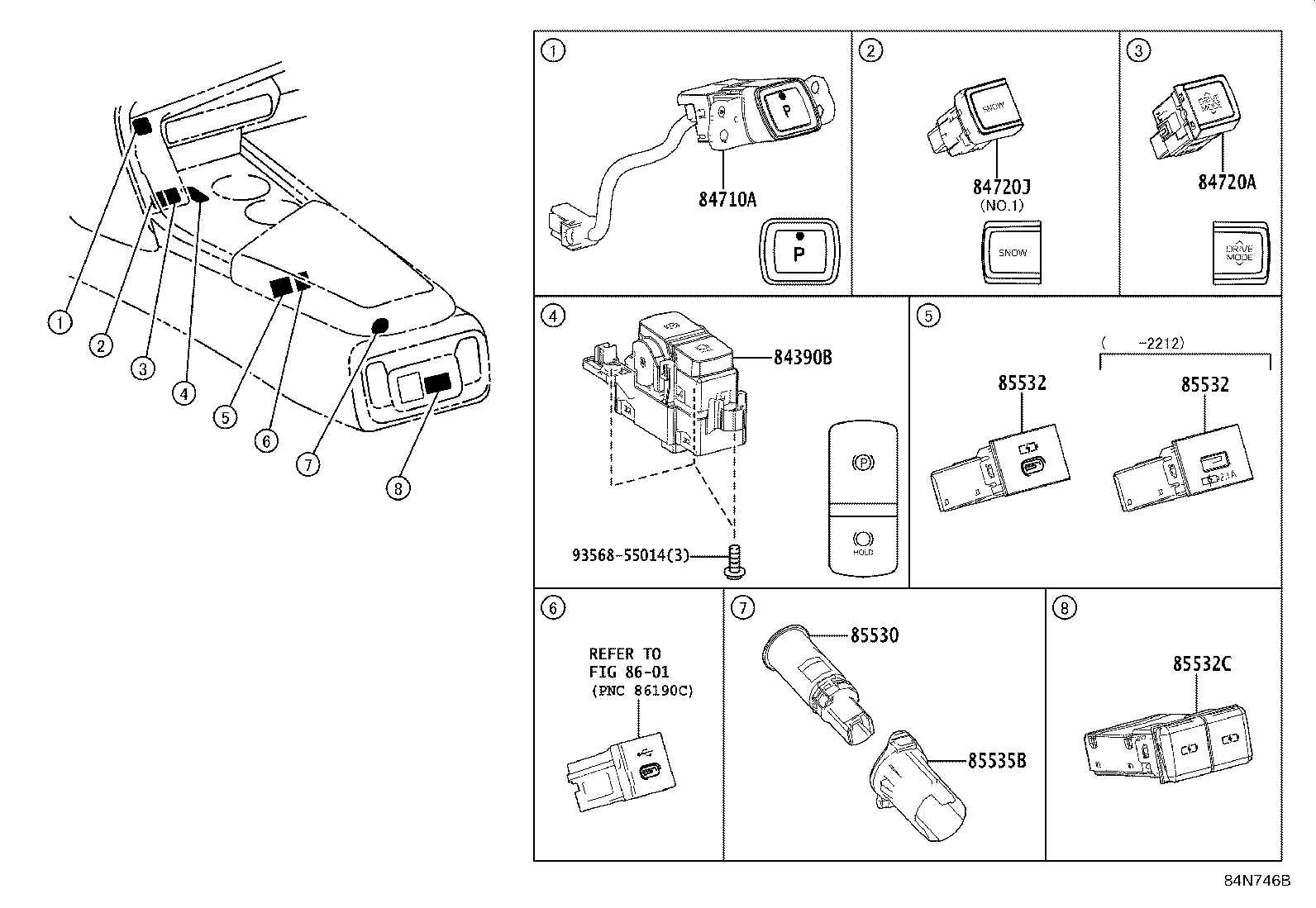 8924B-30010 SENSOR, STEERING product image
