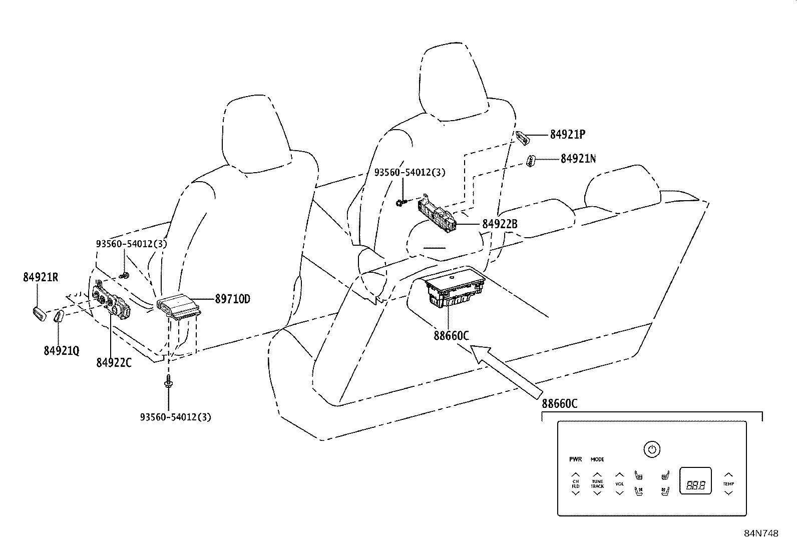 8924B-30010 SENSOR, STEERING product image