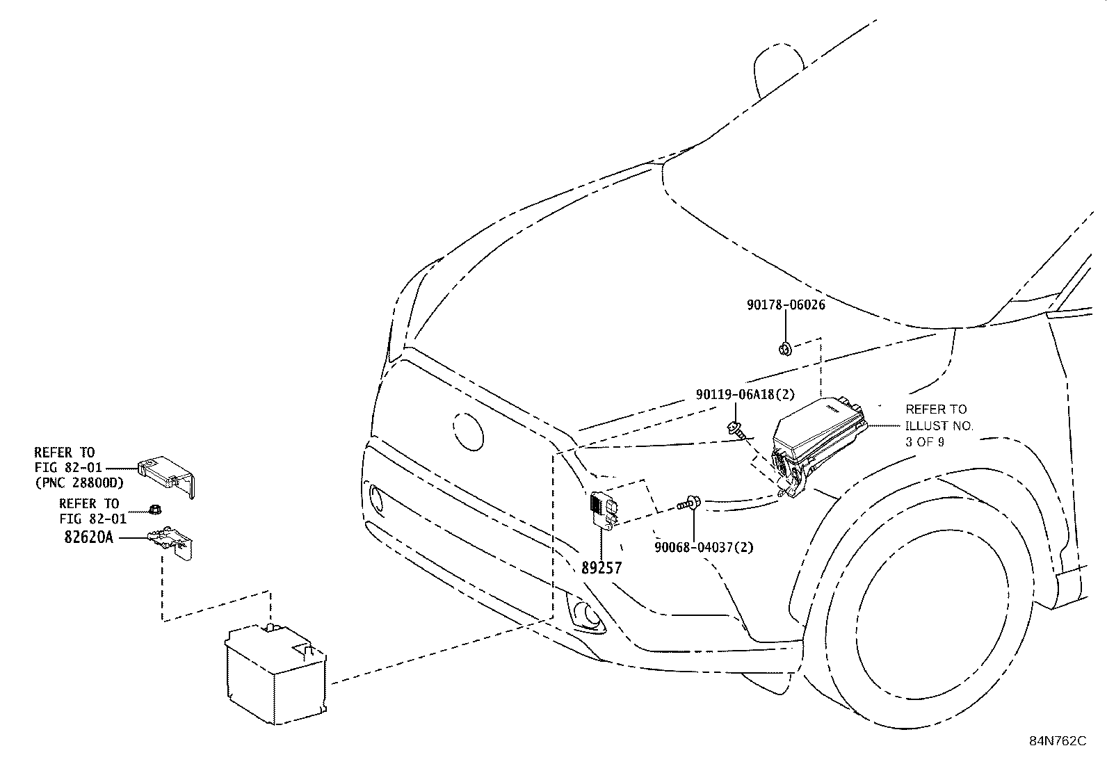 82730-16170 BLOCK ASSY, INSTRUMENT PANEL JUNCTION product image