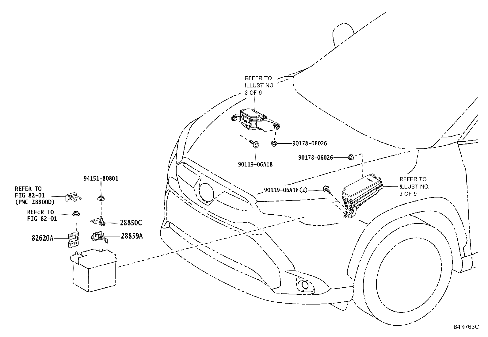 82730-16170 BLOCK ASSY, INSTRUMENT PANEL JUNCTION product image