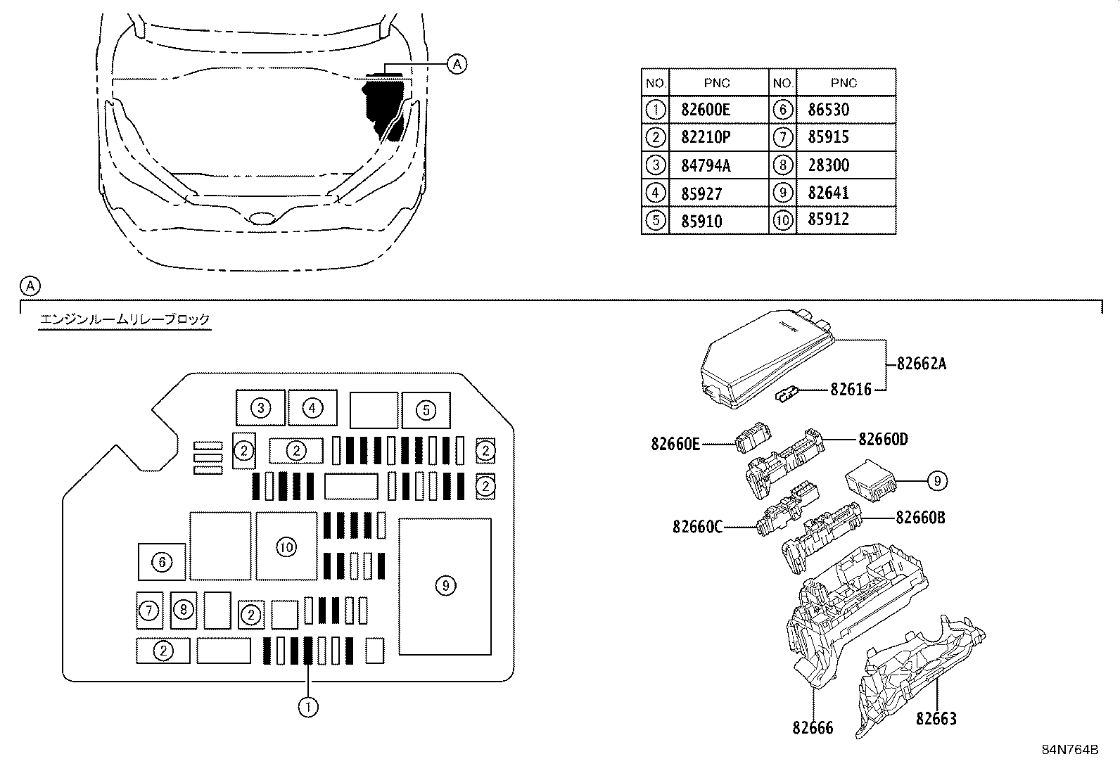 82730-16170 BLOCK ASSY, INSTRUMENT PANEL JUNCTION product image