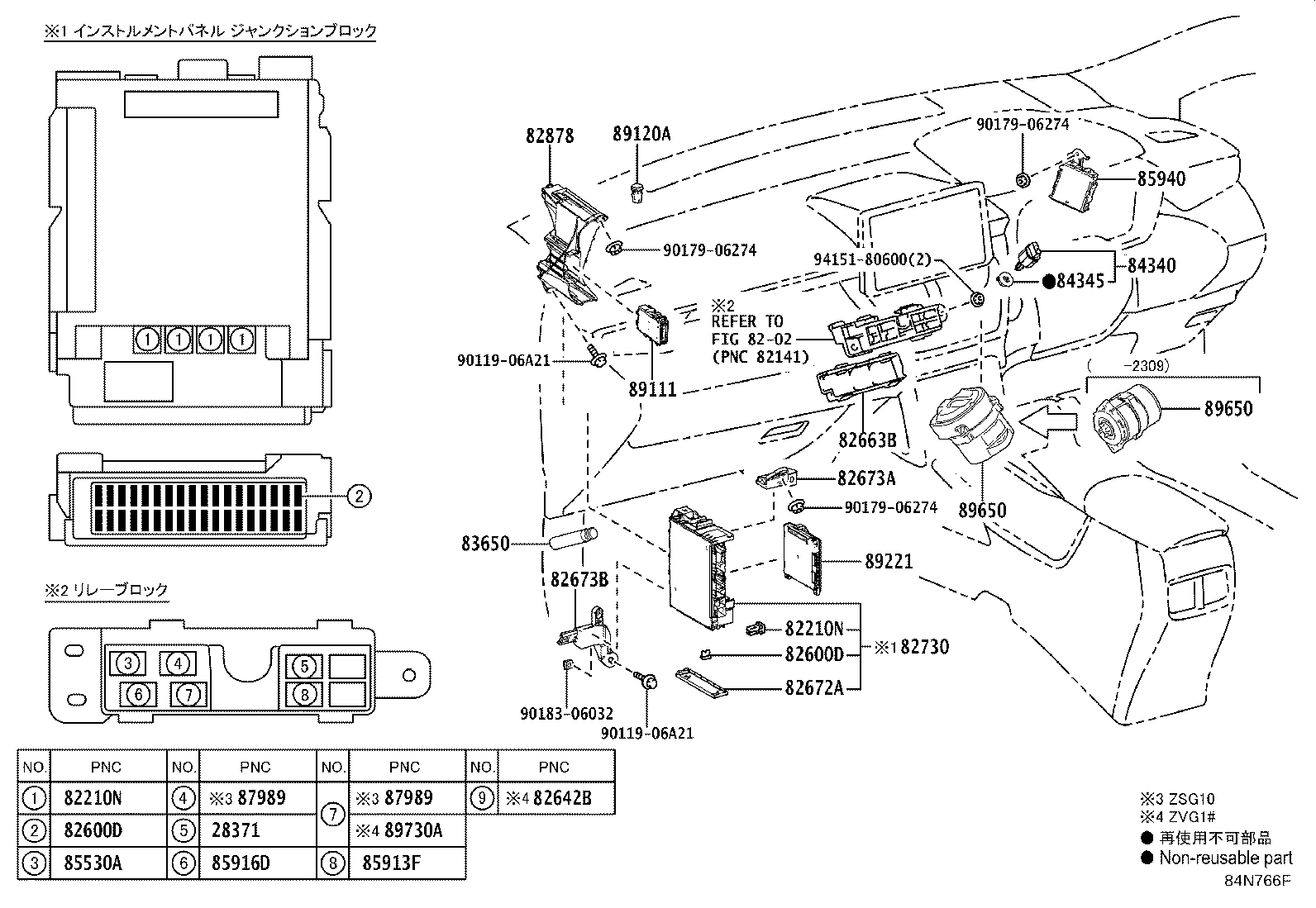 82730-16170 BLOCK ASSY, INSTRUMENT PANEL JUNCTION product image