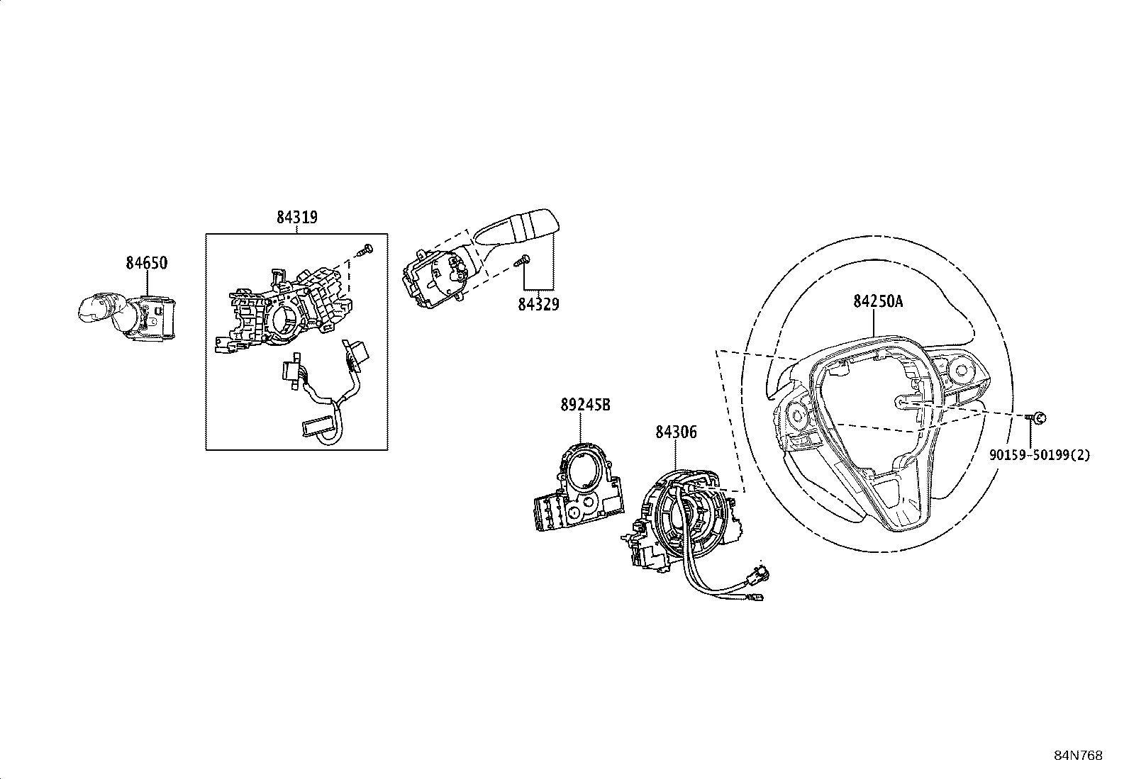 82730-16170 BLOCK ASSY, INSTRUMENT PANEL JUNCTION product image